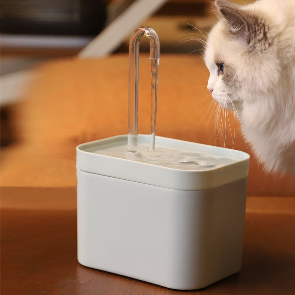 Cat Water Electric Fountain Auto Filter USB